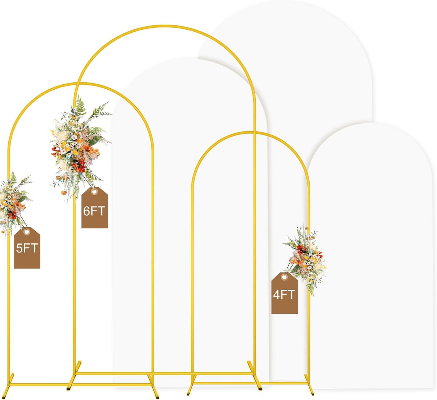 MODFUNS Metal Arch Backdrop Stand Set for Stunning Events
