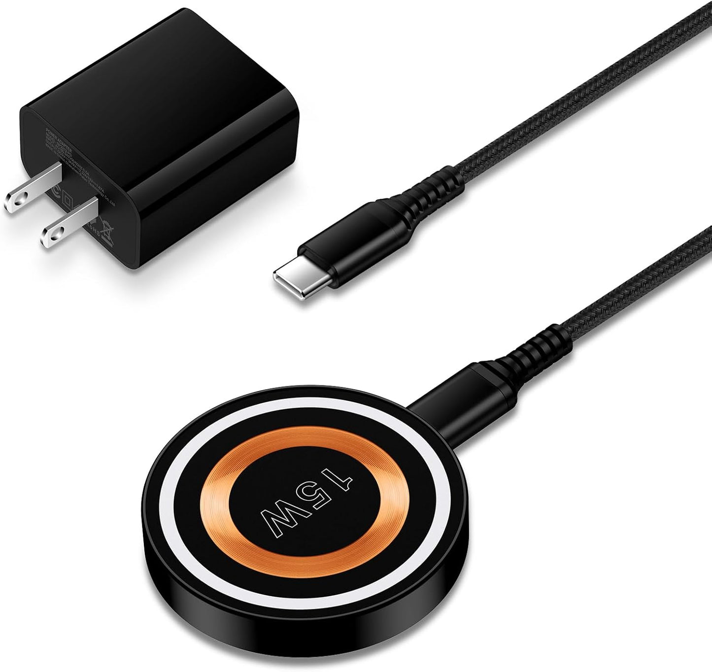 15W Fast Mag-Safe Charger for Samsung & iPhone