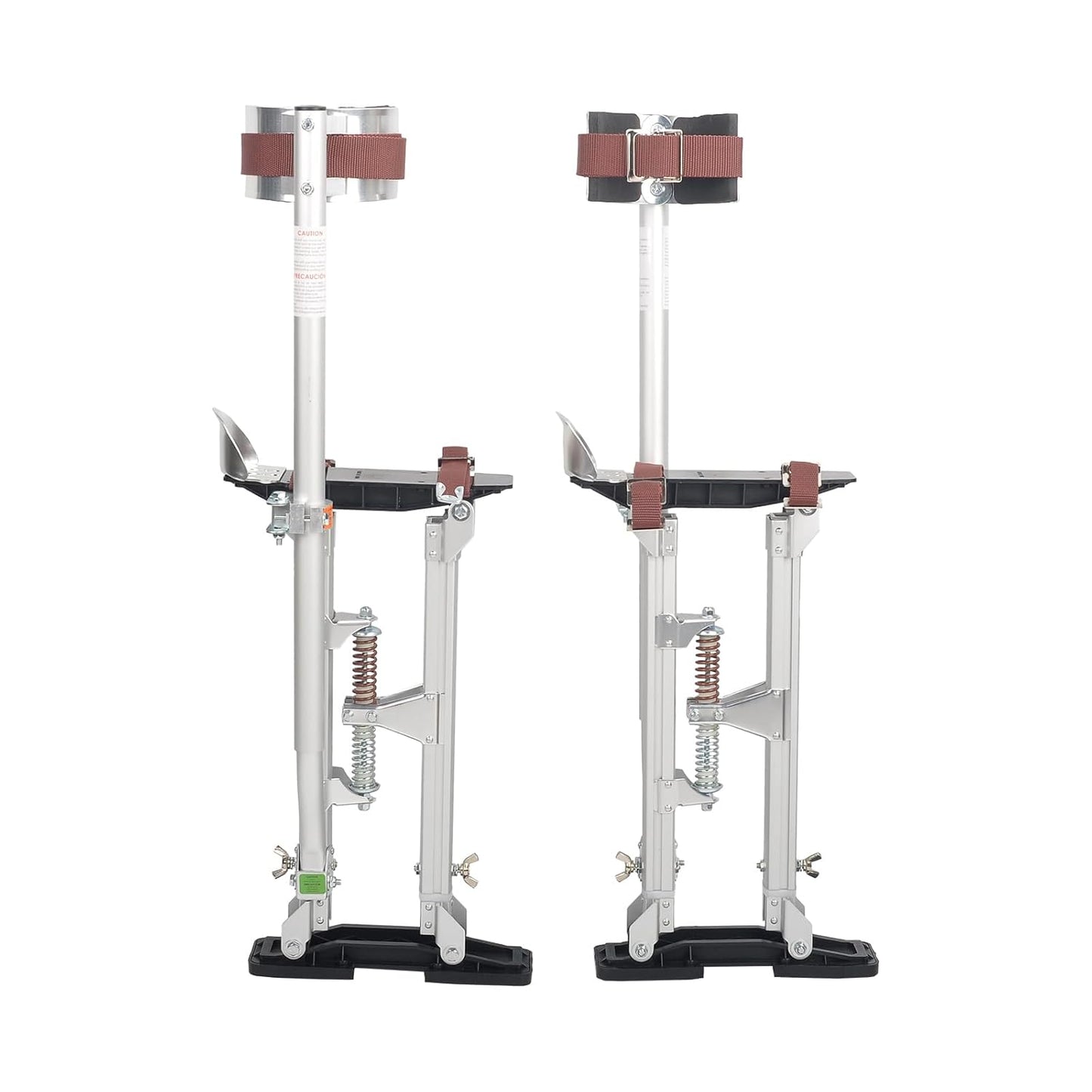 Silver Drywall Stilts for Painting and Finishing Tasks
