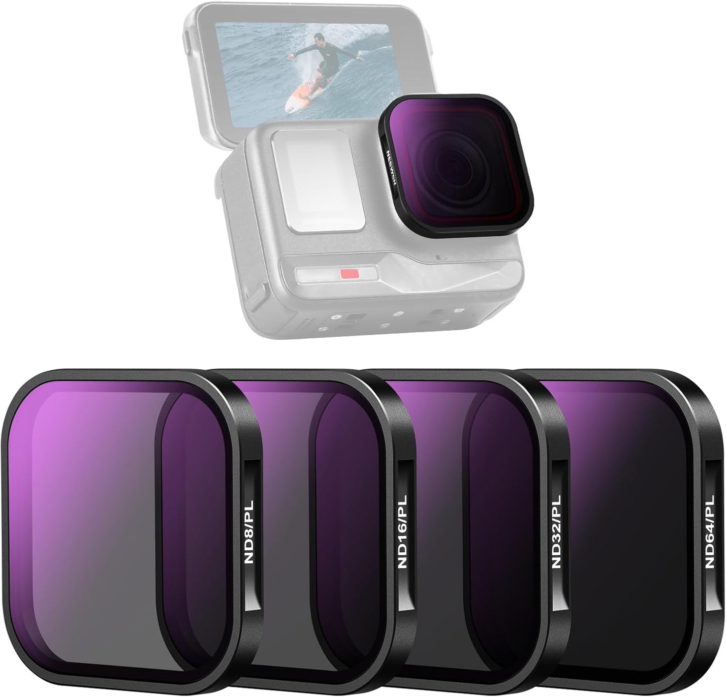 NEEWER ND/PL Filter Set for Insta360 ACE PRO - 4 Pack