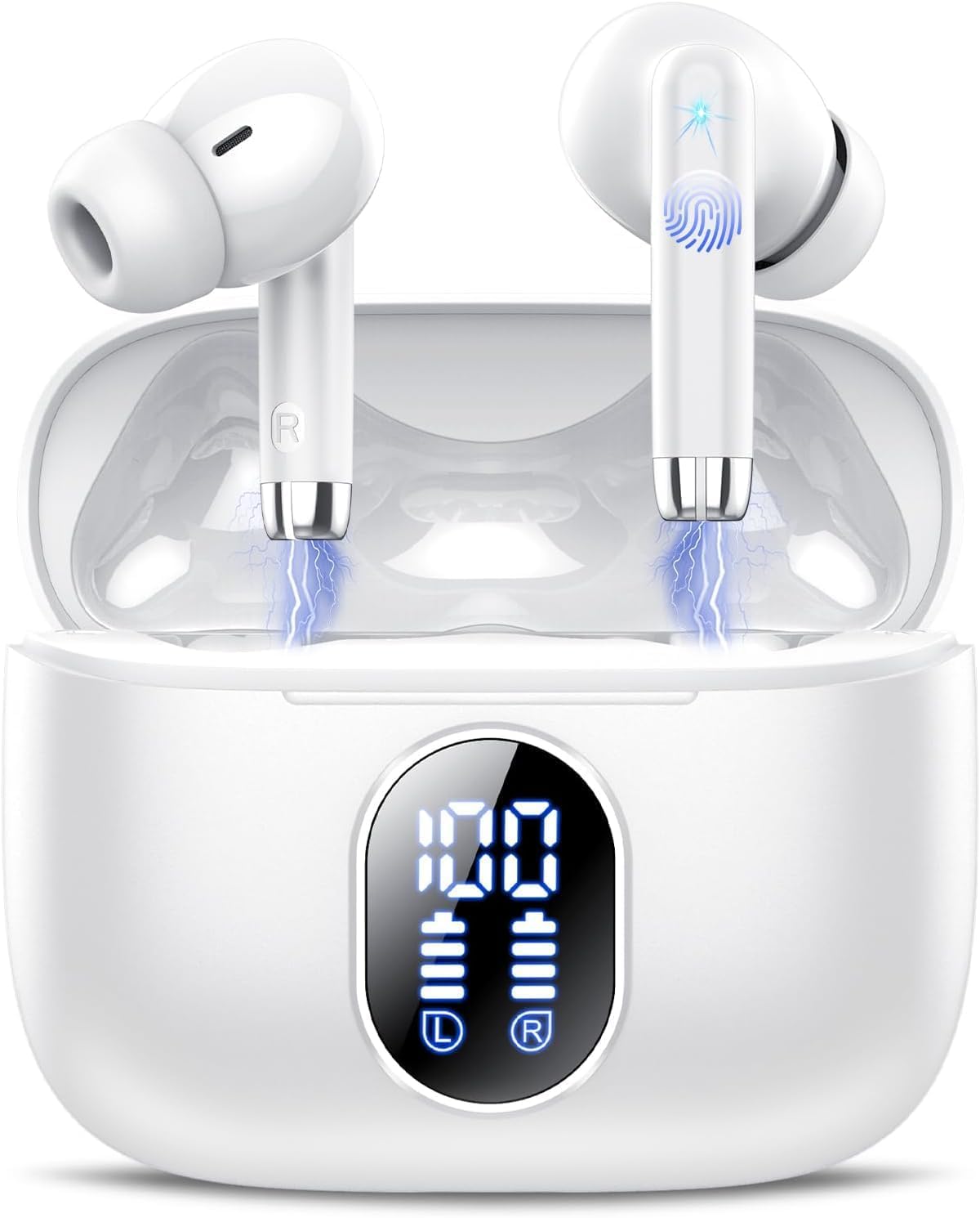 Wireless Earbuds with Bluetooth 5.4 and Noise Cancelling Features