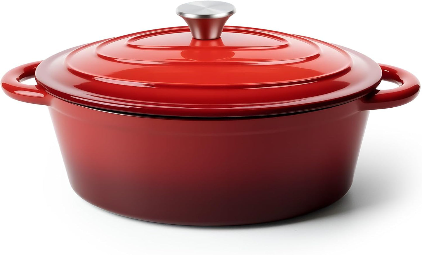 Oval Dutch Oven for Bread Baking, 4.5 Quart Non Stick Pot