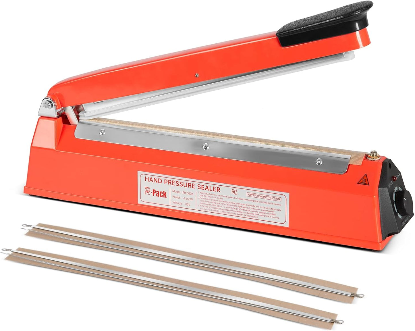 Impulse Heat Sealer for Heavy-Duty Bag Sealing & Cutting
