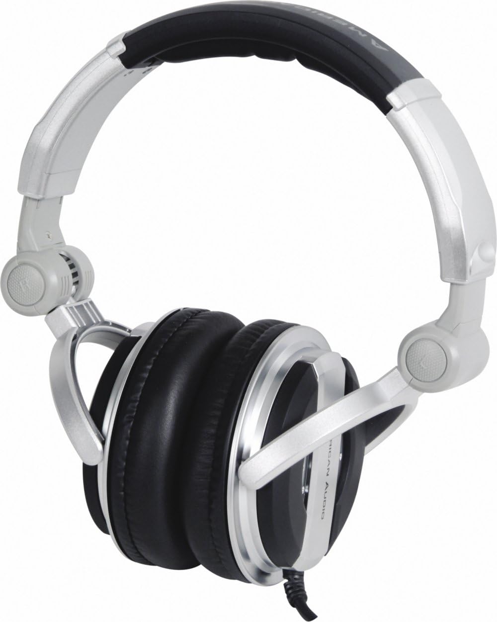 American Audio Foldable Pro DJ Headphones with Extended Bass