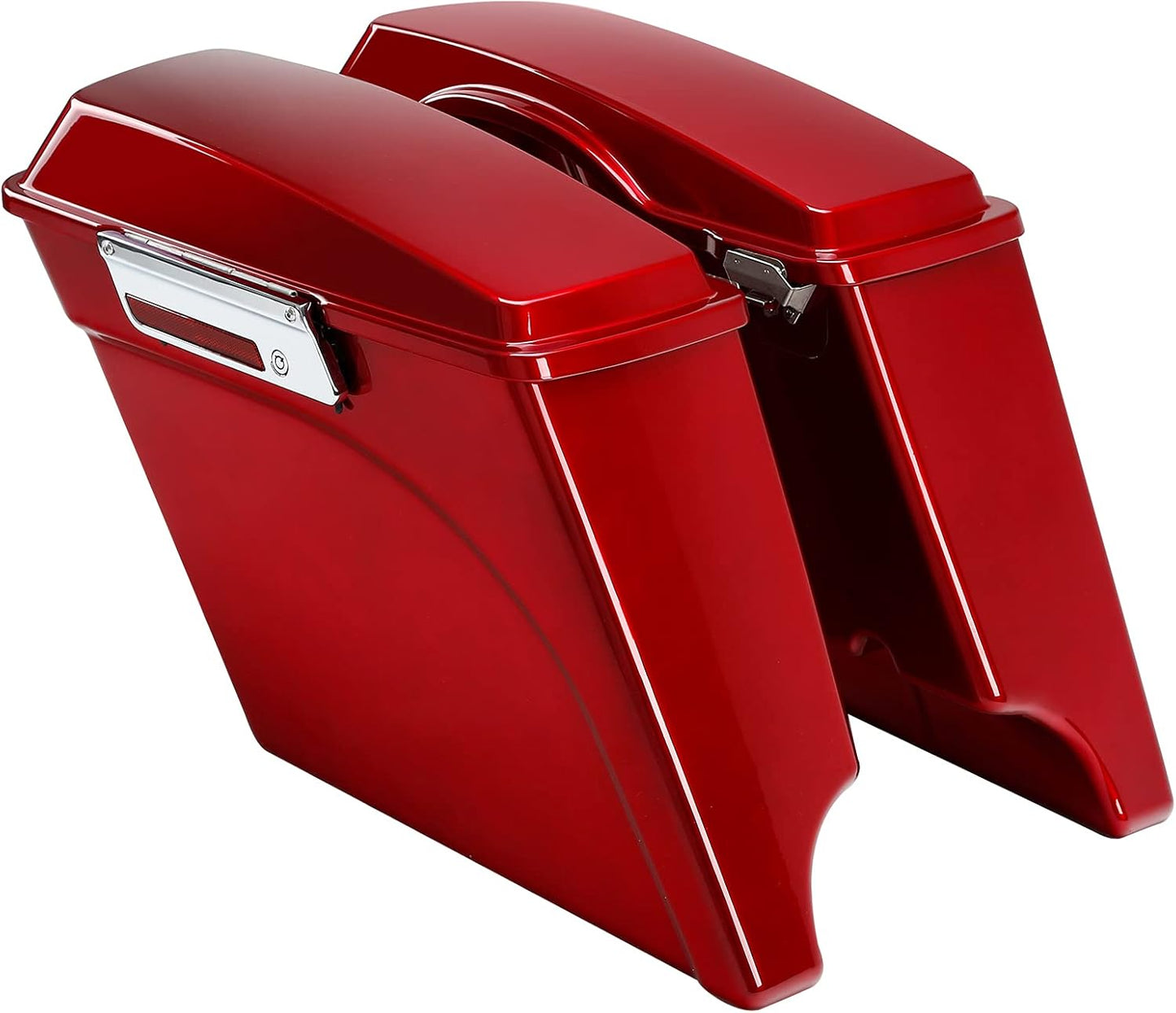 TCMT 5 Extended Hard Saddle Bags for Harley Touring Models