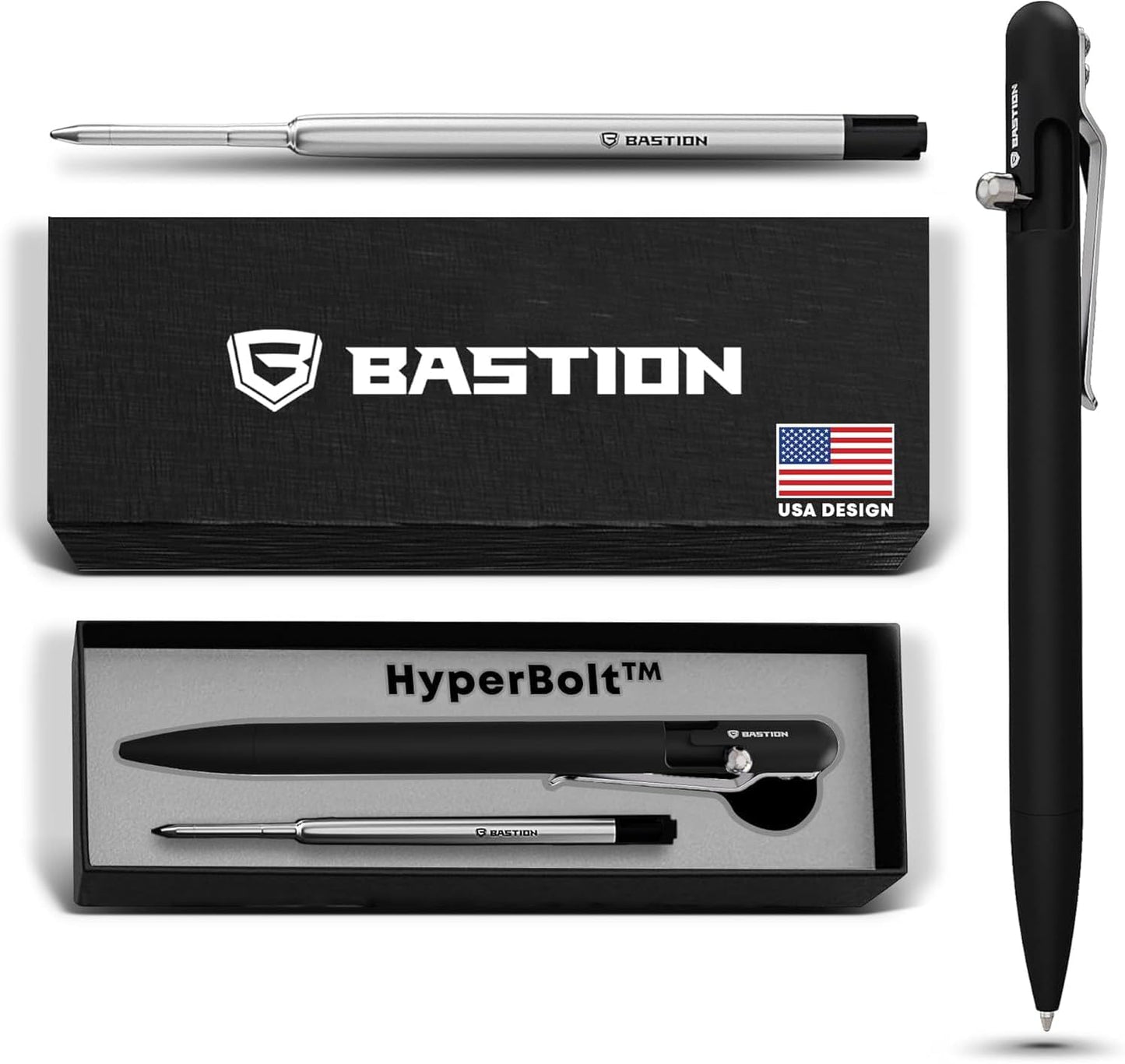 BASTION Luxury Slim Bolt Action Pen for Professional Use