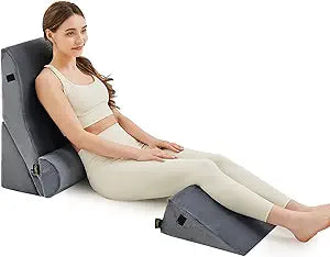 Homemate 4PCS Orthopedic Bed Wedge Pillow Set for Pain Relief