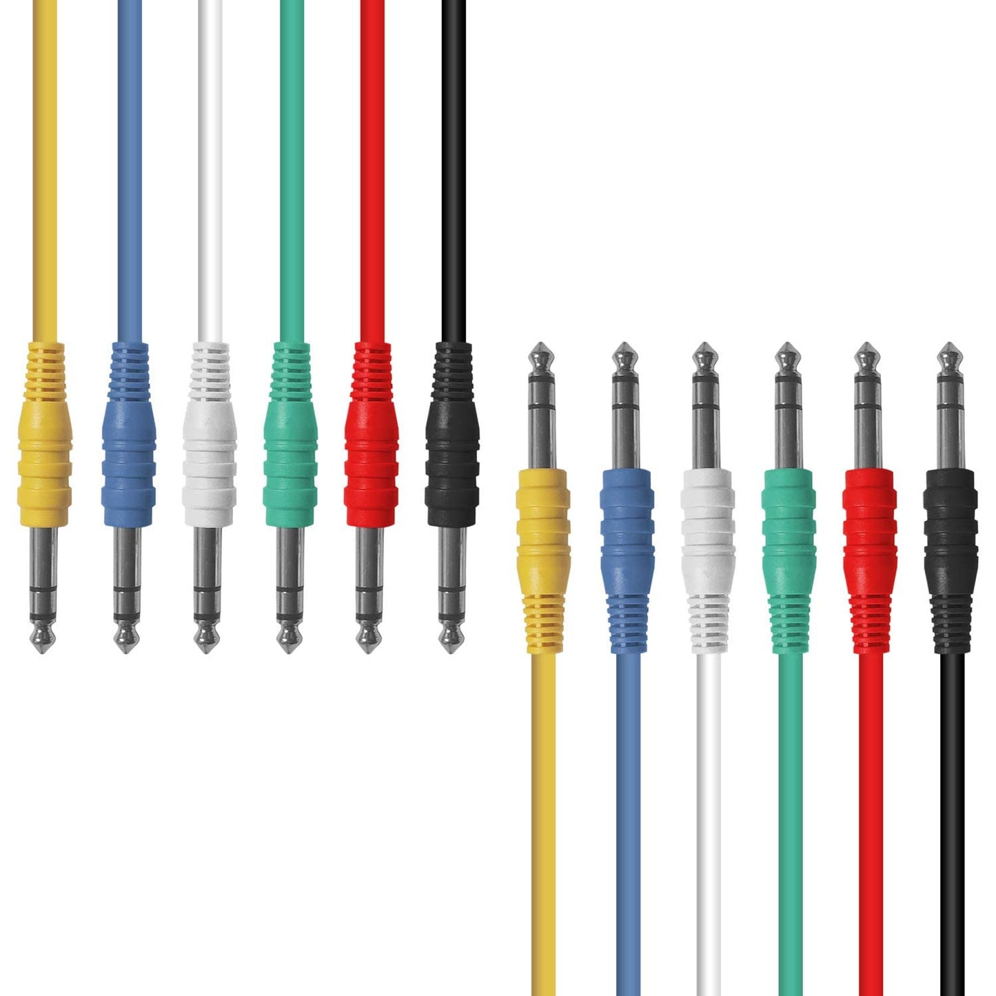 AXA AxcessAbles 6-Pack Colorful Balanced Patch Cables - Studio Essential!