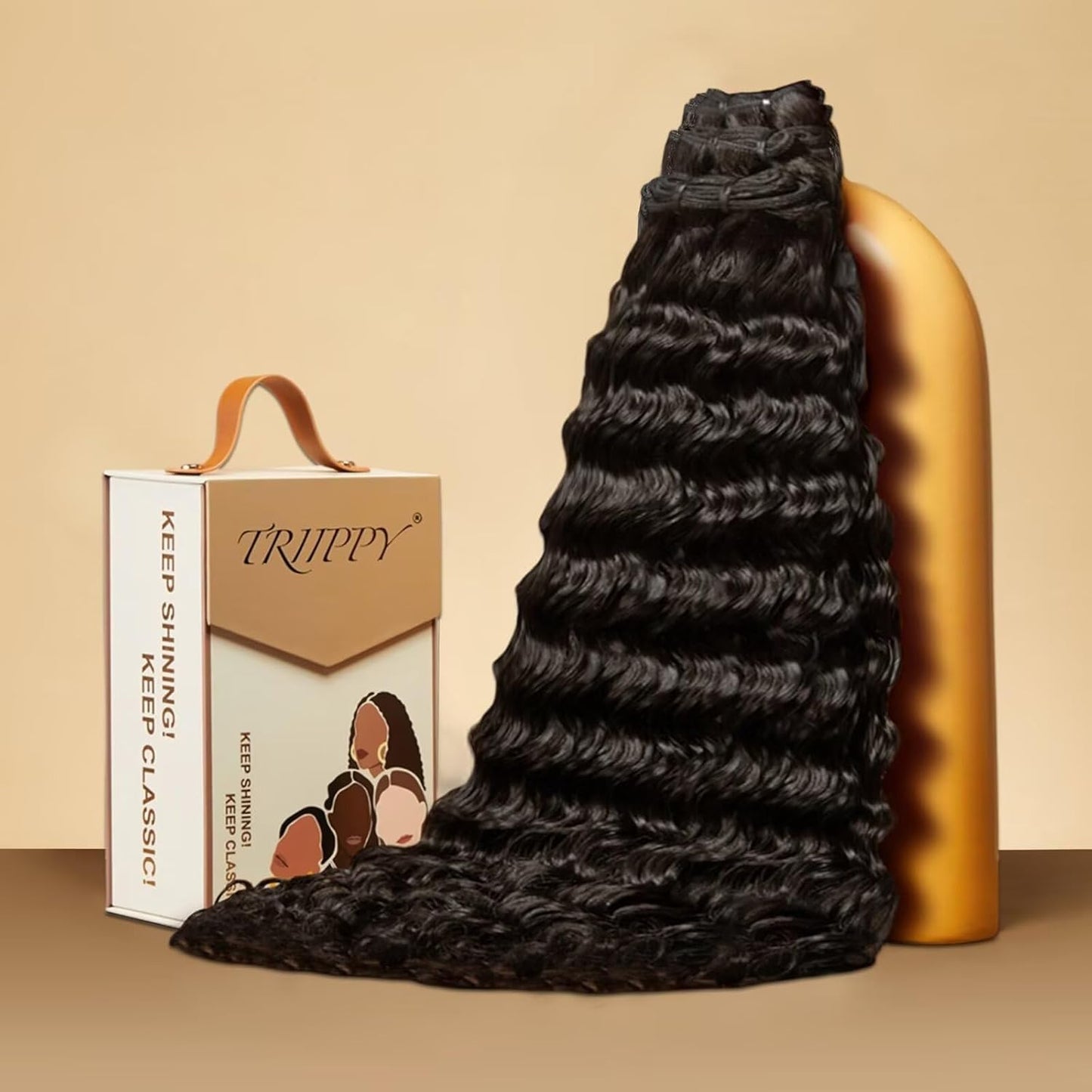 TRIIPPY Deep Wave Bundles Human Hair for Stunning Styles