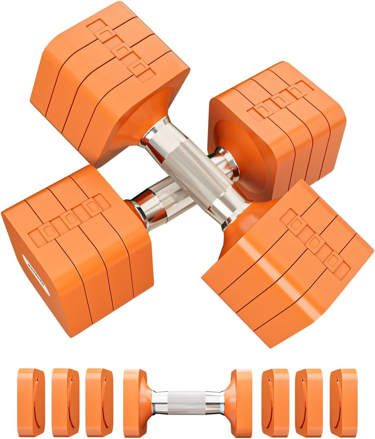 Adjustable Dumbbell Set for Home Gym - 15LB to 50LB Weights