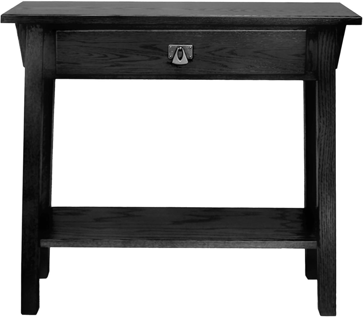 Leick Home Mission Console Table with Storage Drawer and Shelf