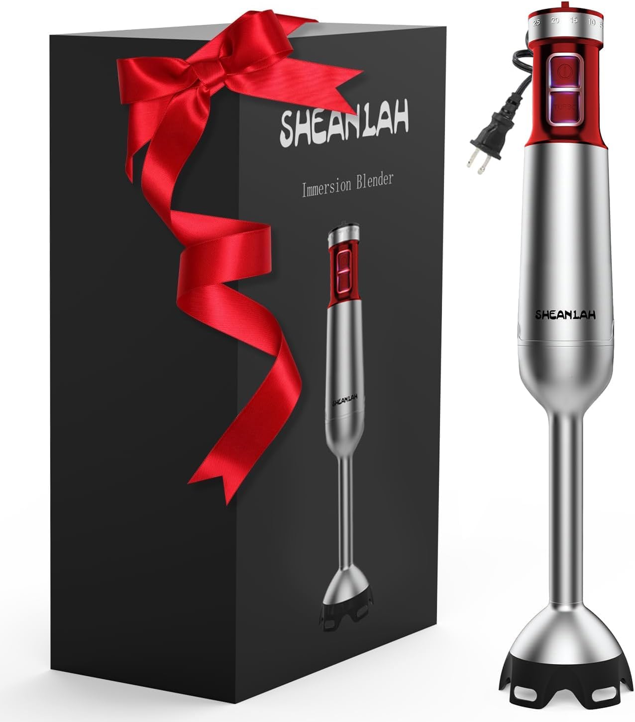 Powerful Immersion Blender with Heavy-Duty Copper Motor