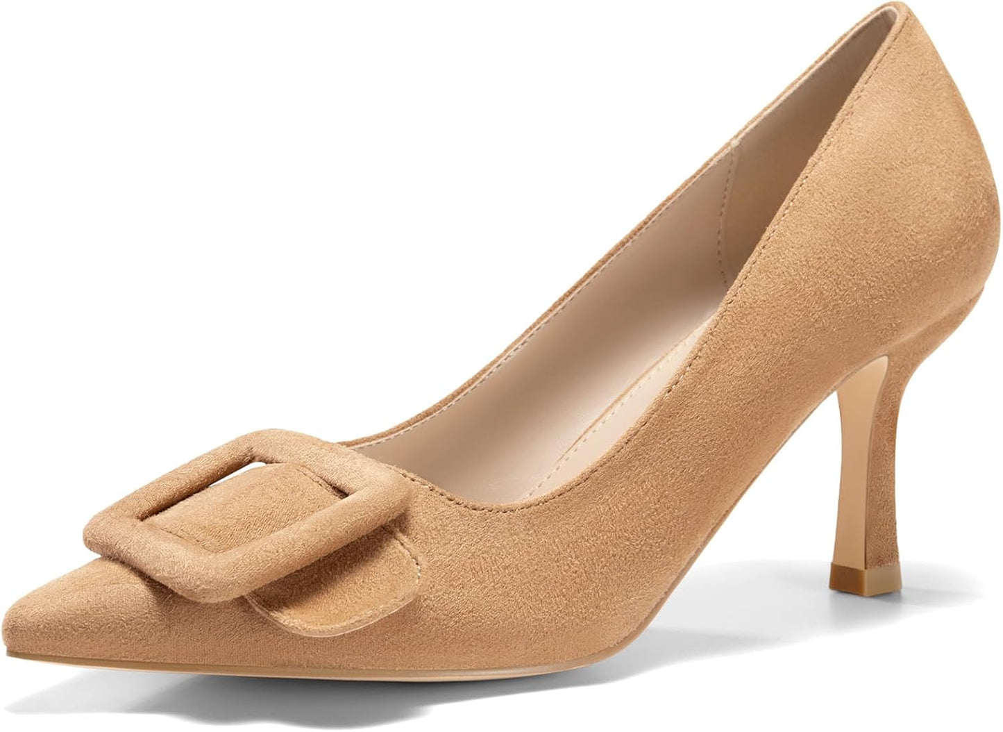 Coutgo Women's Closed Pointed Toe Pumps for Stylish Occasions