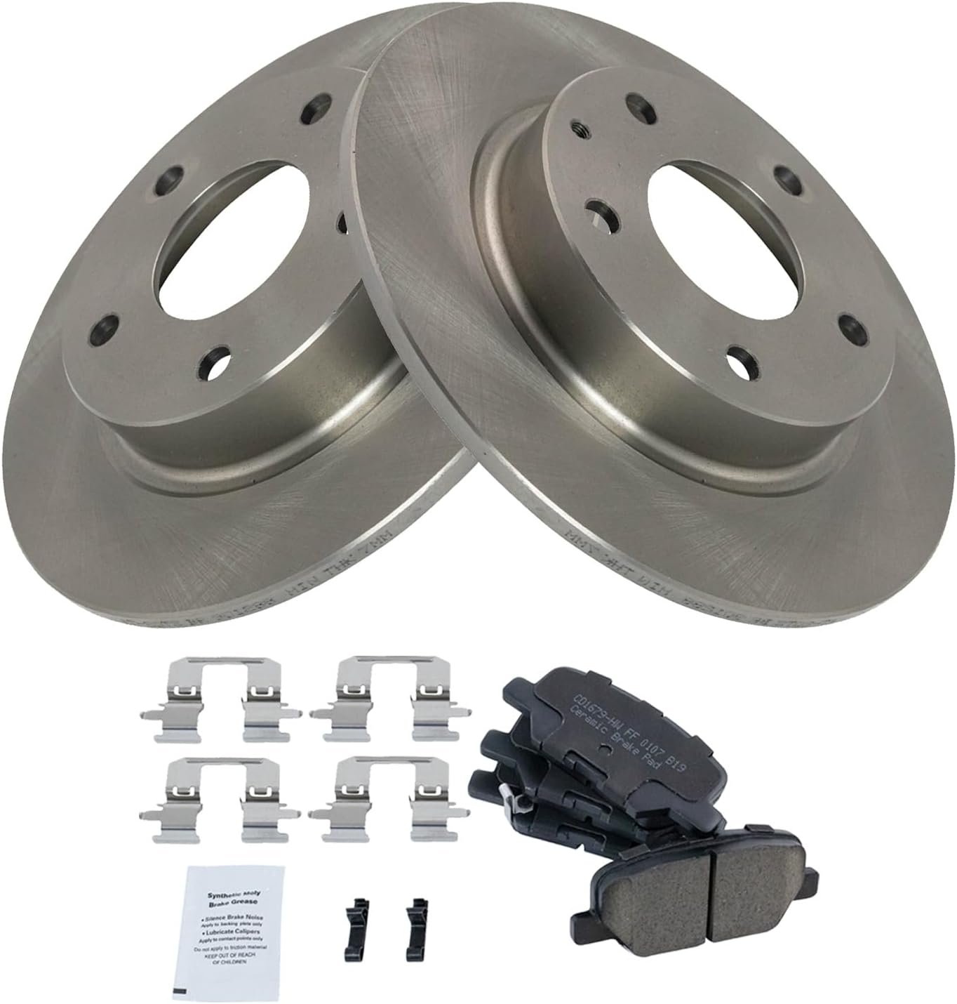 TRQ Rear Brake Pad & Rotor Kit for 2014-2016 Mazda 3 Review