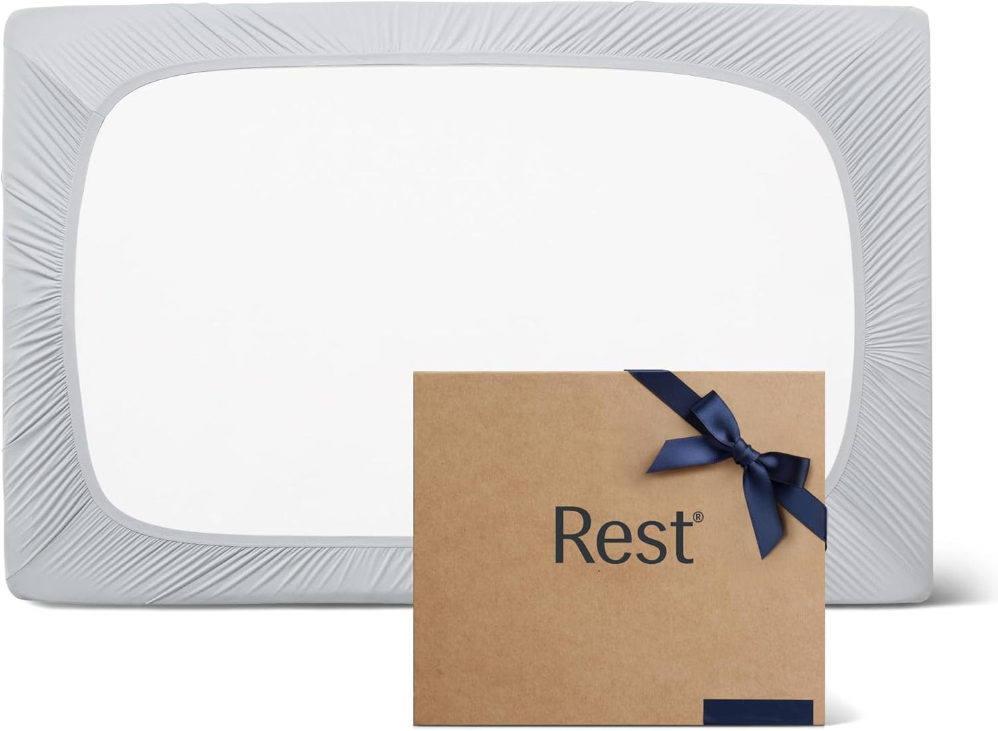 Evercool+ Fitted Sheet for Twin Size, Light Gray, 13in Deep