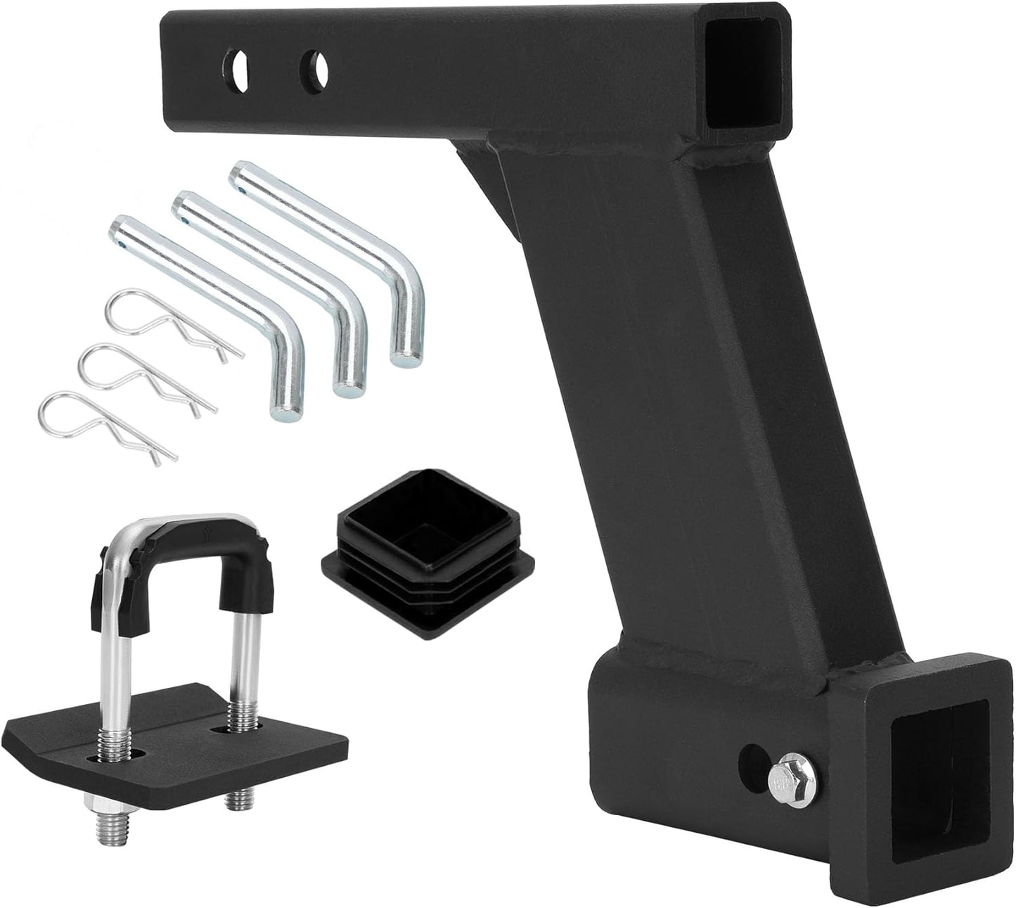 10000lbs 10-Inch Hitch Receiver Extension Riser for Heavy Towing