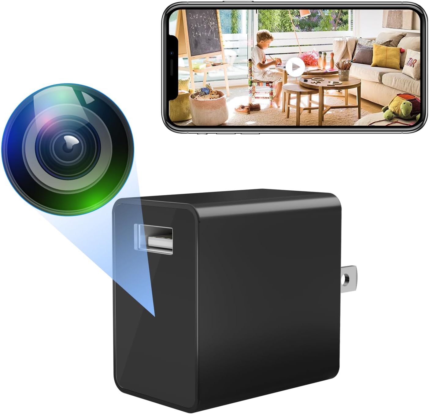 LIBREFLY Mini WiFi Camera - Home Security Spy Cam