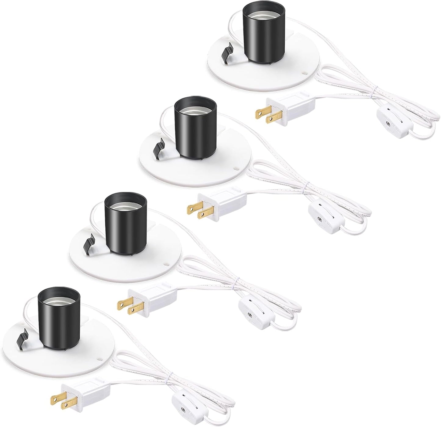 4 Set Blow Mold Light Kit Replacement for Halloween and Christmas