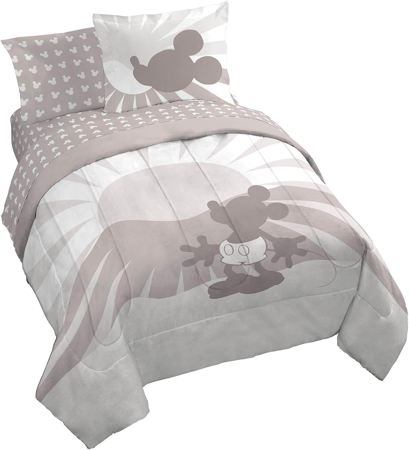 Mickey Mouse Queen Size Comforter Set - 7 Piece Bedding Set