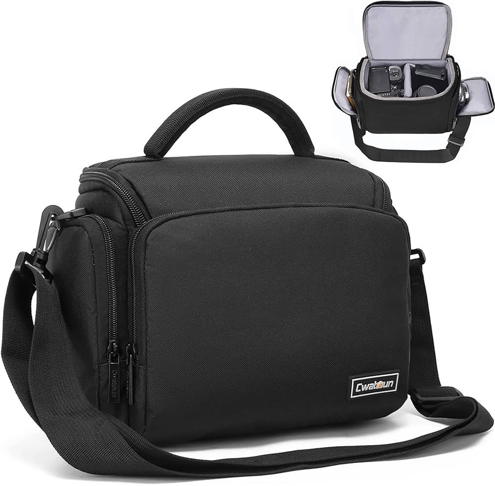 Cwatcun Camera Bag for DSLR and Mirrorless Cameras - Waterproof