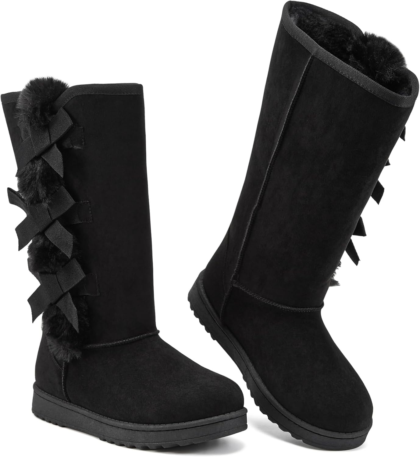 Womens Winter Boots with Fuzzy Lining for Cold Weather Comfort