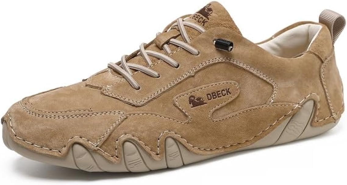 Dbeck Women's Retro Leather Sneakers - Lightweight & Stylish!