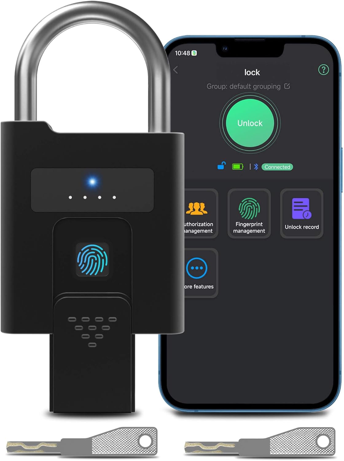 eLinkSmart Fingerprint Padlock: Keyless Biometric Security Solution