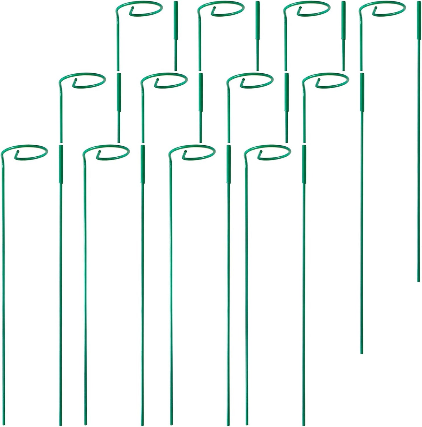 12 Pack Plant Stakes for Outdoor Plants and Garden Support