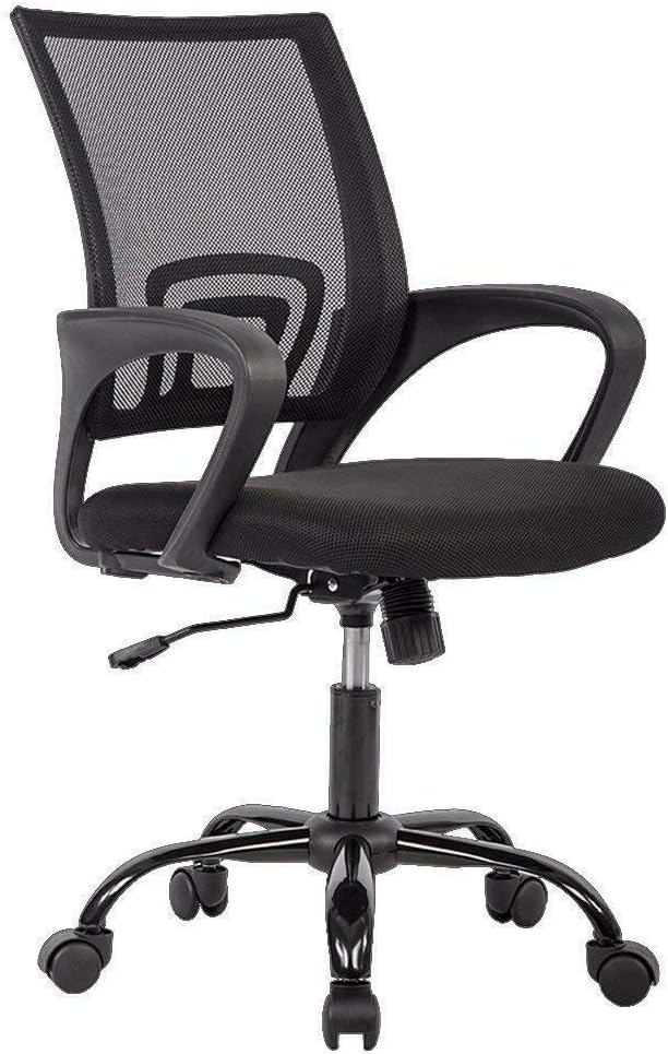 ComfortMax Mesh Office Chair - Lumbar Support & Swivel