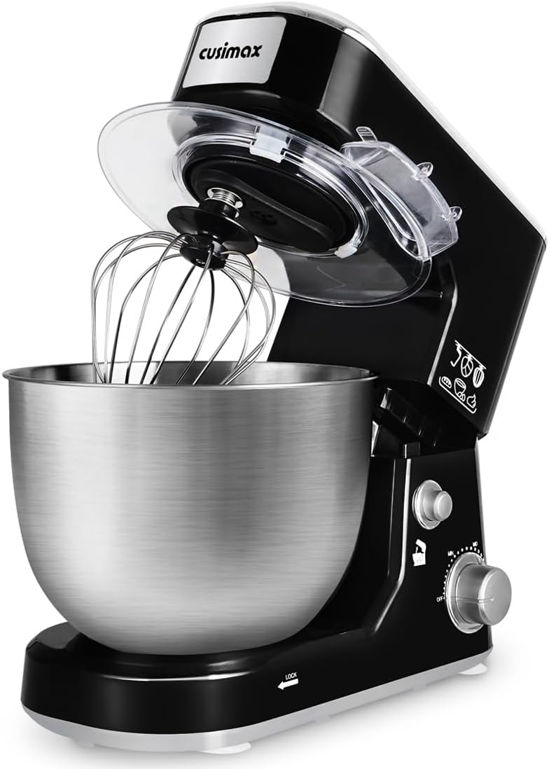 CUSIMAX Stand Mixer 5-QT Tilt-Head Food Mixer for Baking