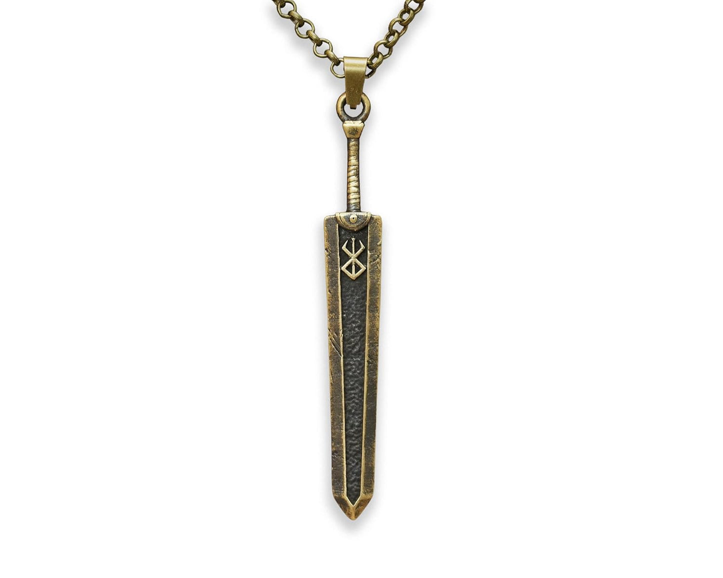 Brand of Sacrifice Blade Rune Anime Necklace for Cosplay Gift