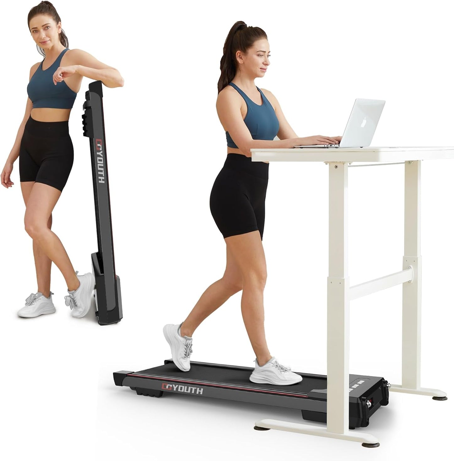 Portable Electric Treadmill with Bluetooth Speaker