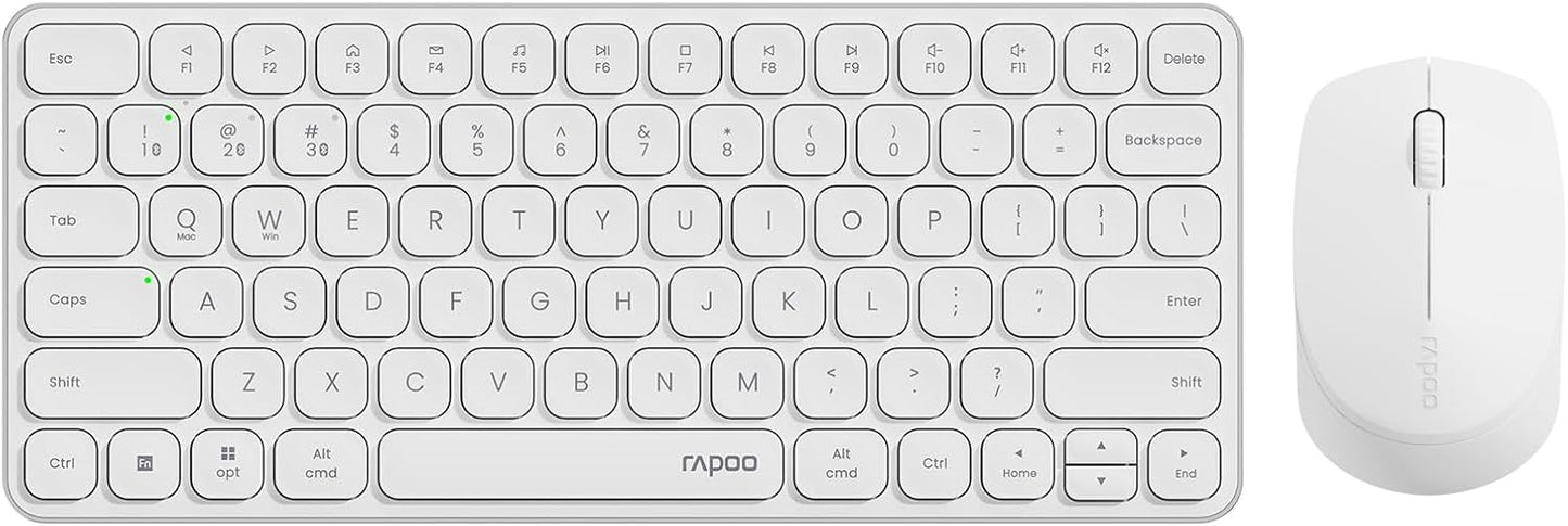 Rapoo 9010M Multi-Device Wireless Combo: 4 Devices, Silent Click