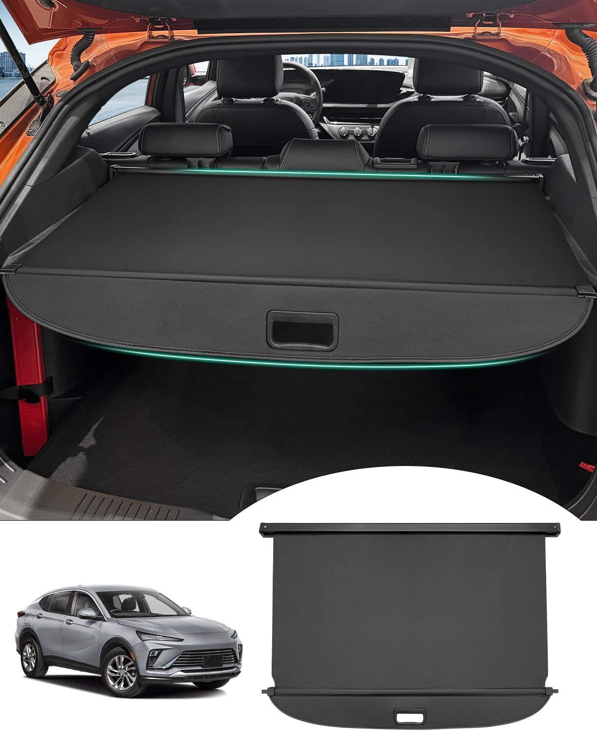 Powerty Cargo Cover for 2024 Buick Envista Trunk Protection