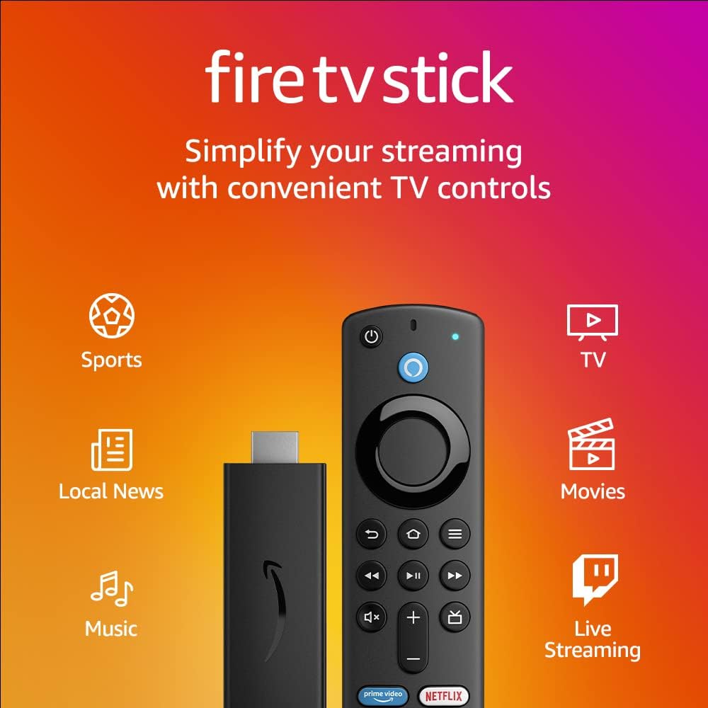 Enhanced HD Streaming: Fire TV Stick with Alexa