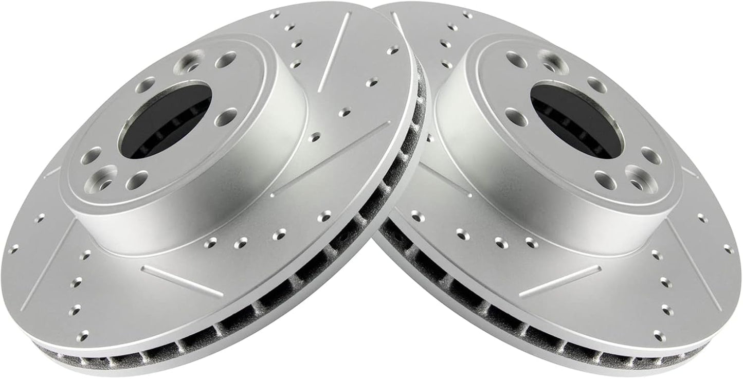 TRQ Brake Rotors Set for 1998-2002 Ford Crown Victoria & More