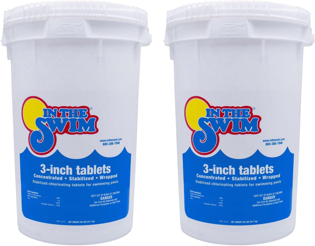 3 Inch Stabilized Chlorine Tablets for Cleaner Swimming Pools