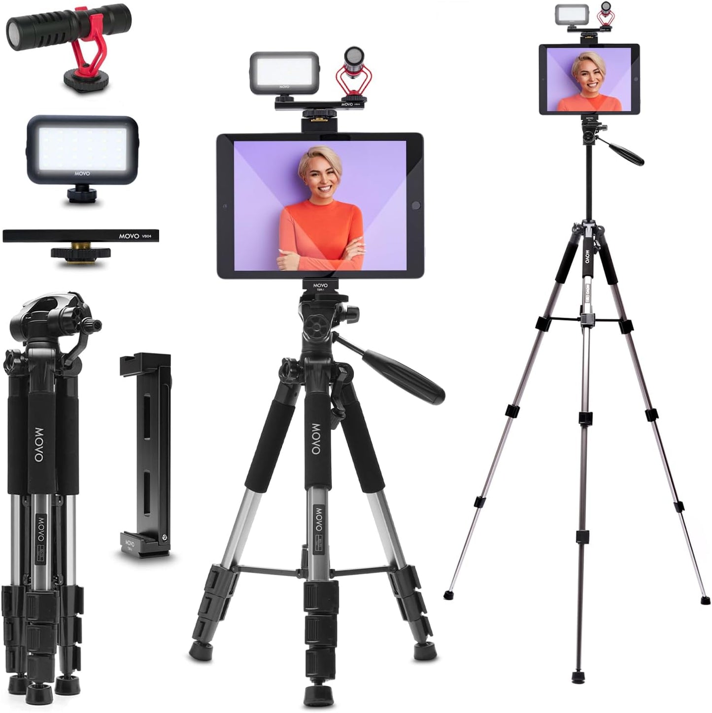 Movo Tablet Vlogging Kit for iPad - Complete Video Setup