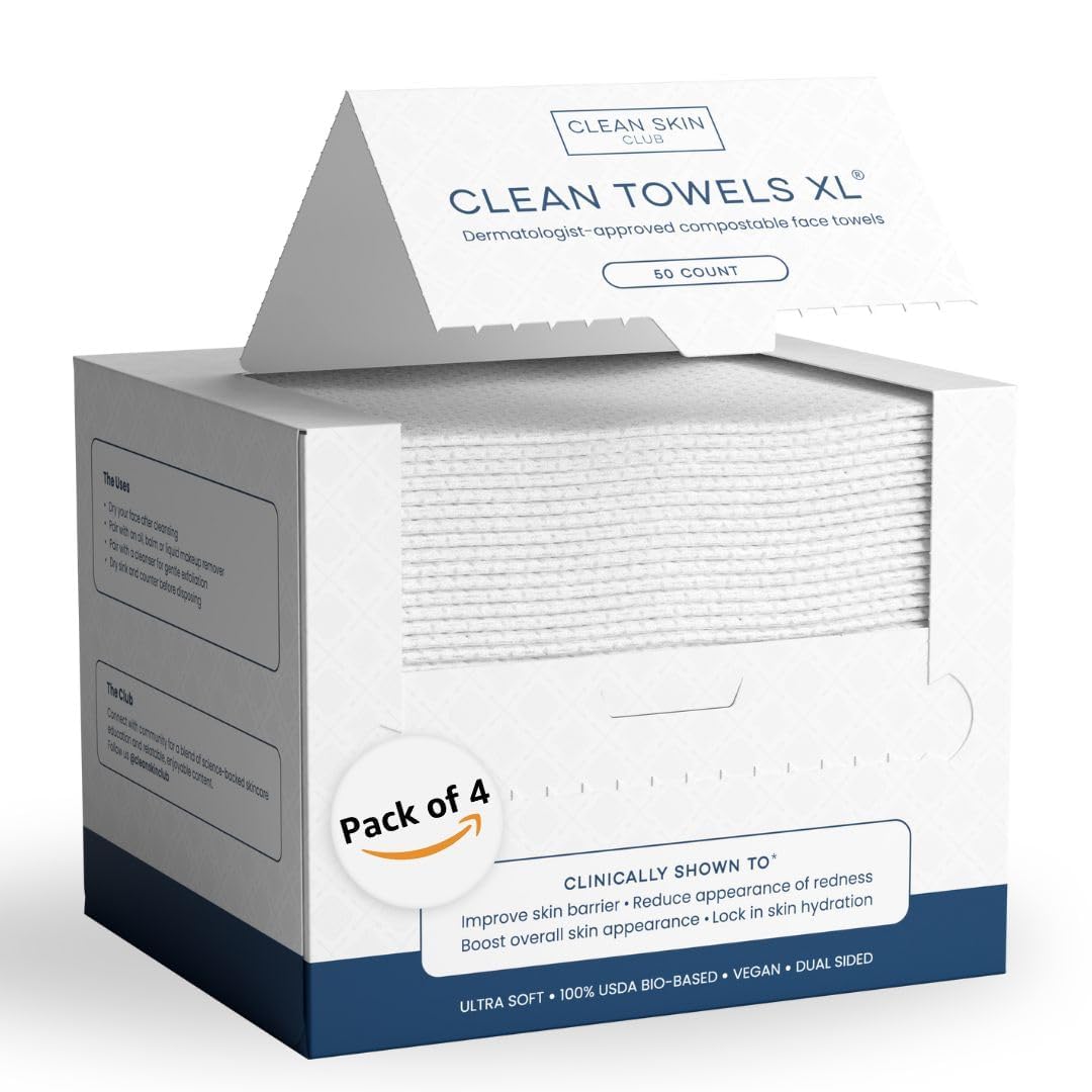 Clean Skin Club Clean Towels XL for Clearer Skin and Comfort
