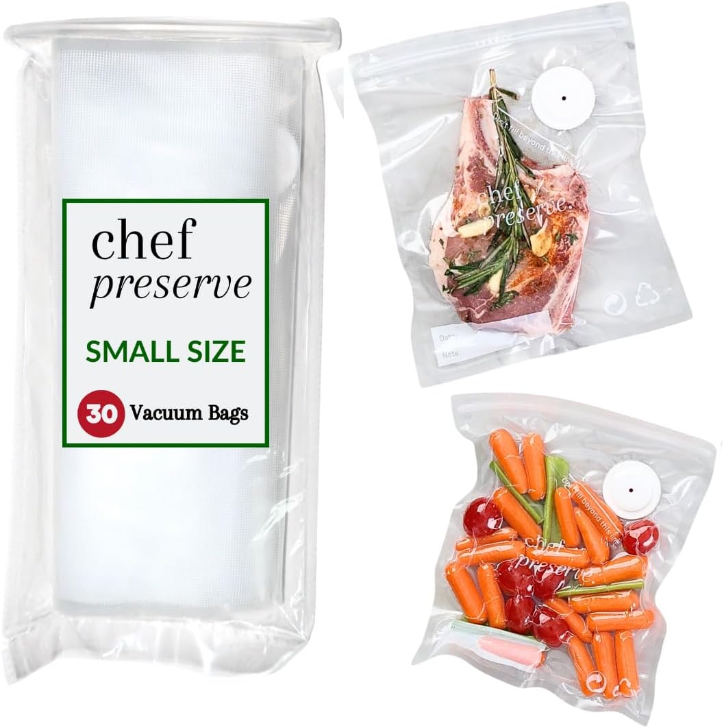 Chef Preserve Reusable Vacuum Sealer Bags for Food Storage