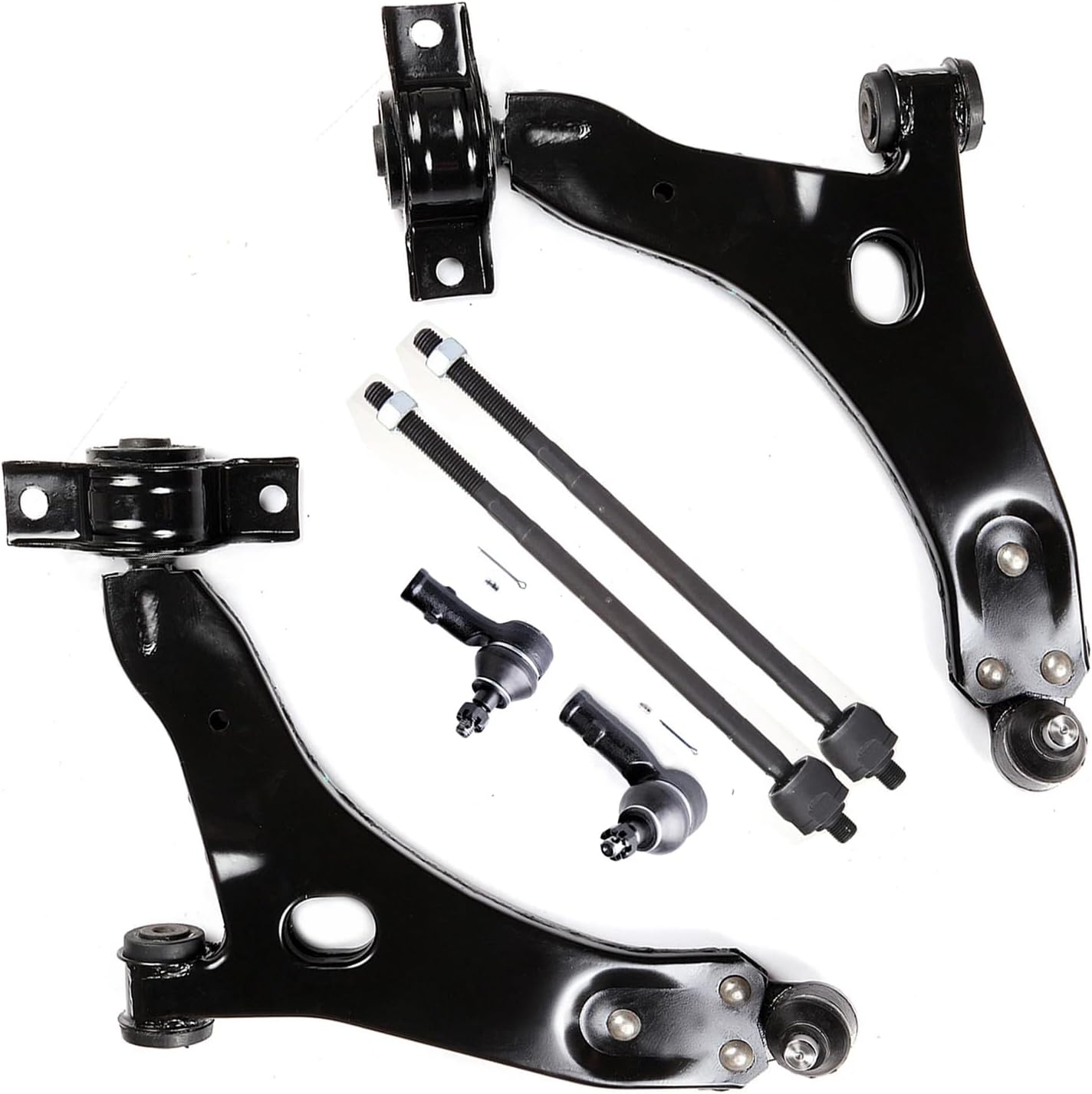 6pc Front Lower Control Arm Tie Rod End Kit for Ford Focus 2000-2003