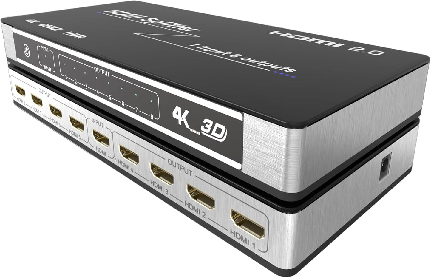 KAGO HDMI Splitter 1 In 8 Out for High Resolutions and More