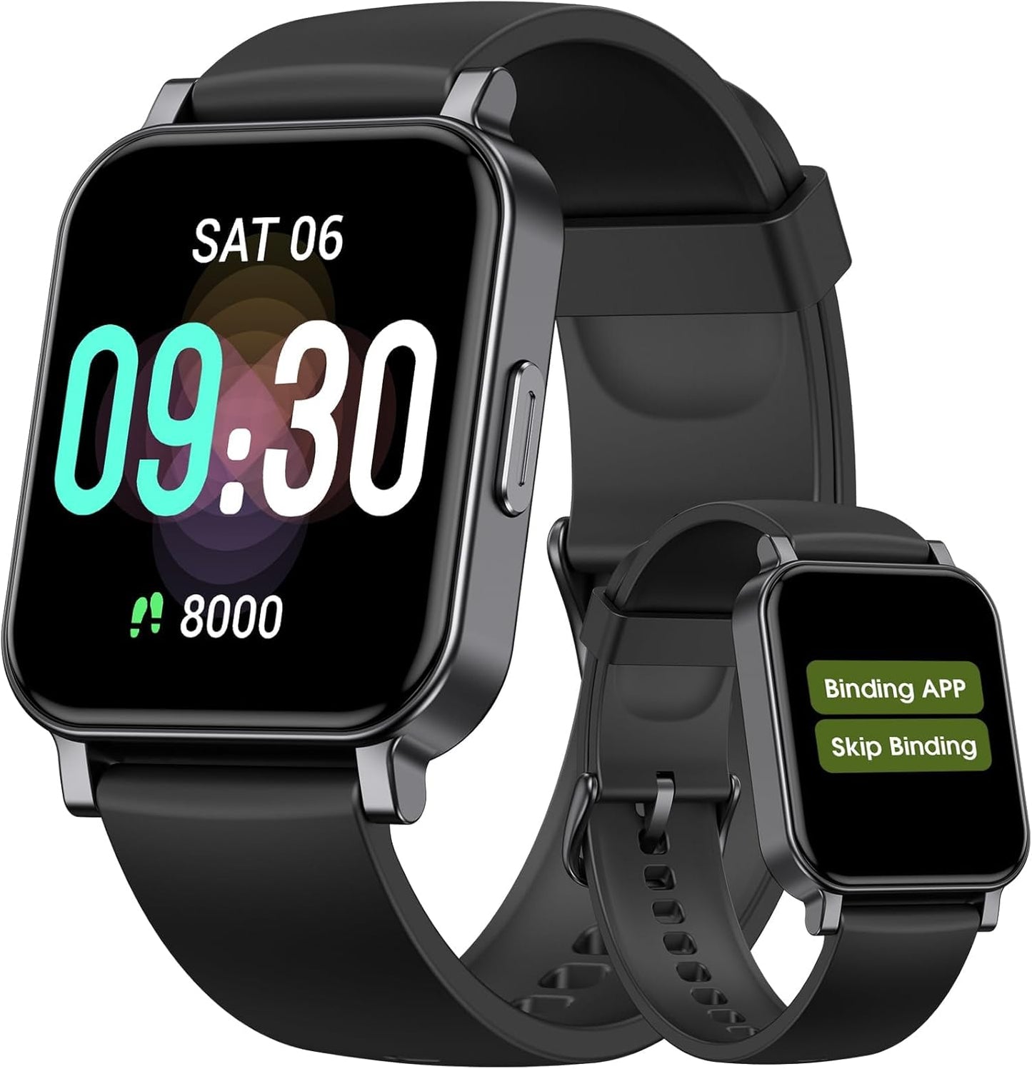 Waterproof Step Tracker Watch for Seniors - Imzuc