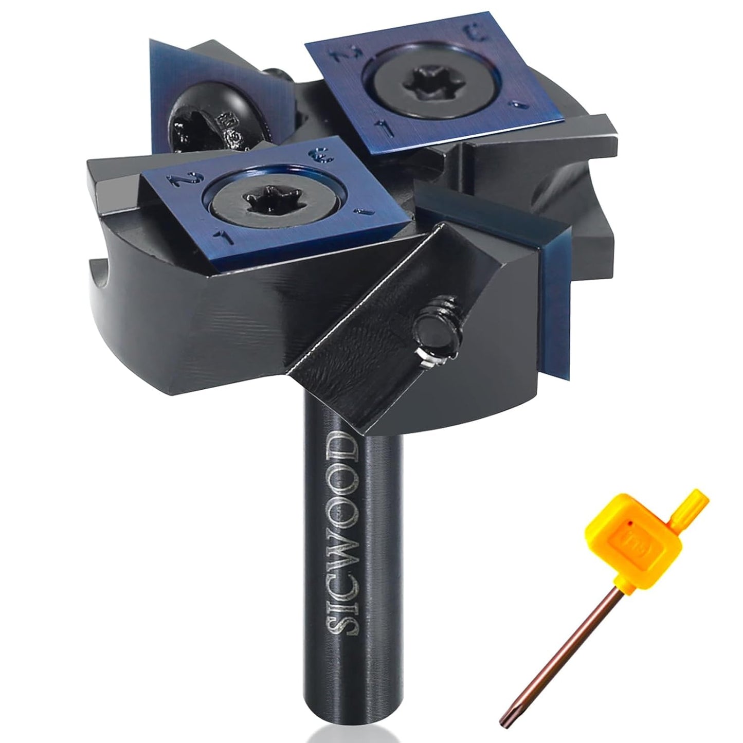 DLC Coated Slab Flattening Router Bit for Precision Woodworking