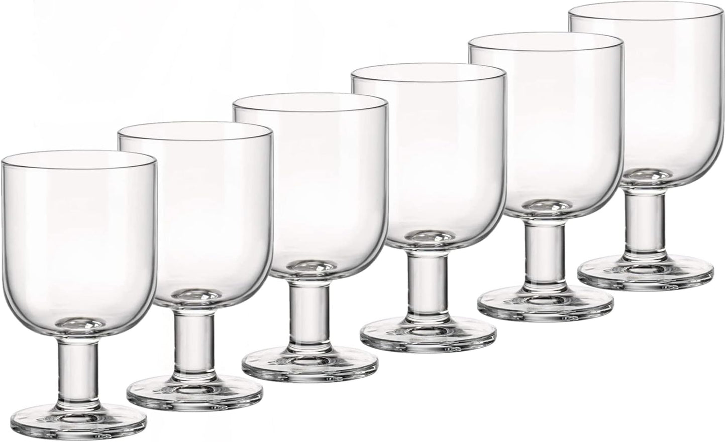 Bormioli Rocco Hosteria Set Of 6 Stackable Wine Glasses Review