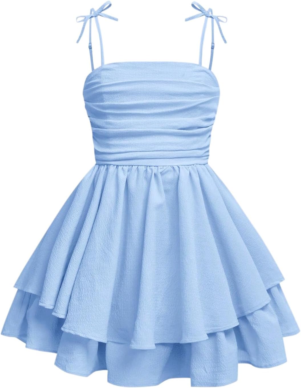 Girl's Flowy Cami Dress with Ruffles for Summer Fun