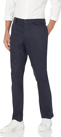 Dockers Men's Athletic Fit Khaki Lux Cotton Stretch Pants