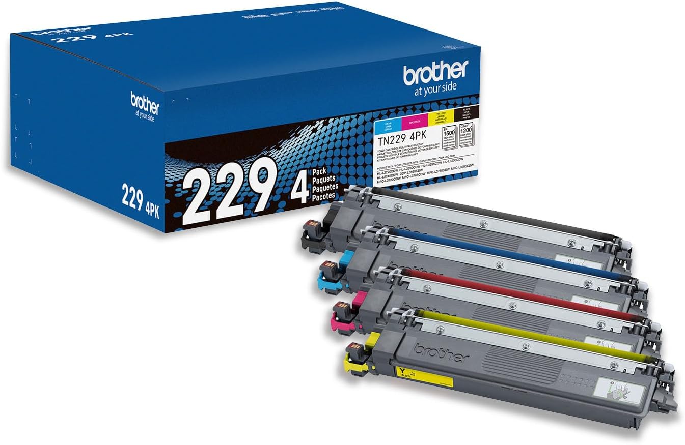 Vibrant Printing Savings - Brother Toner 4-Pack