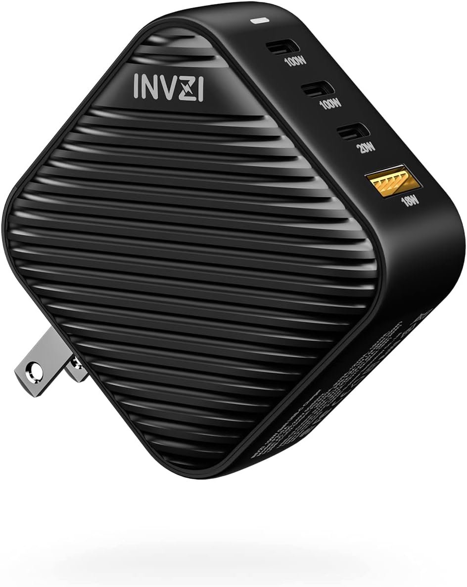 INVZI GaNHub 100W USB C Charger - Fast Multiport Charging