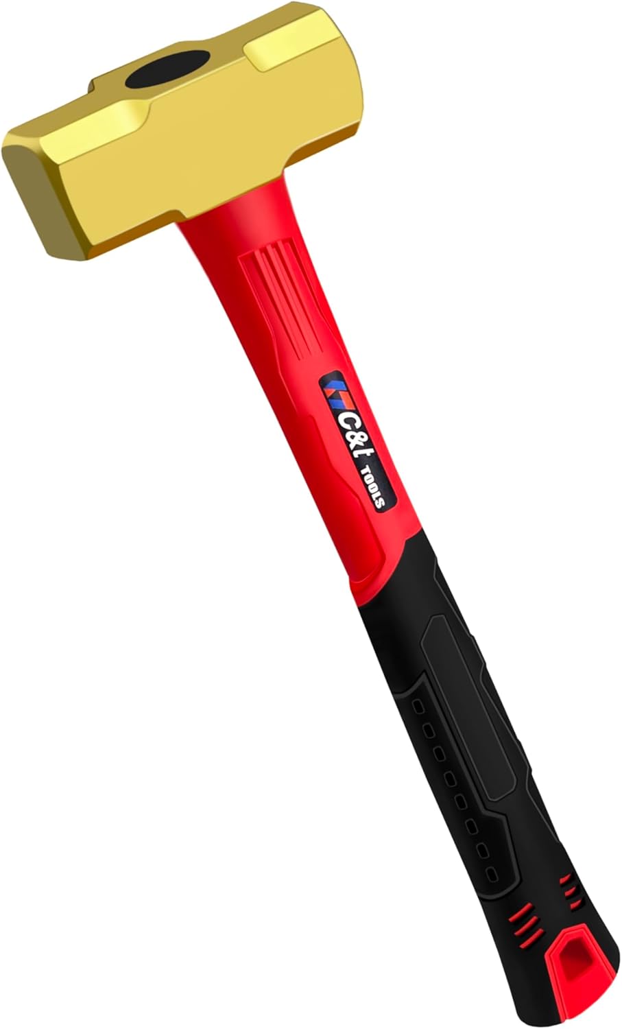 C&T 3lb Brass Sledge Hammer for Non-Sparking Applications